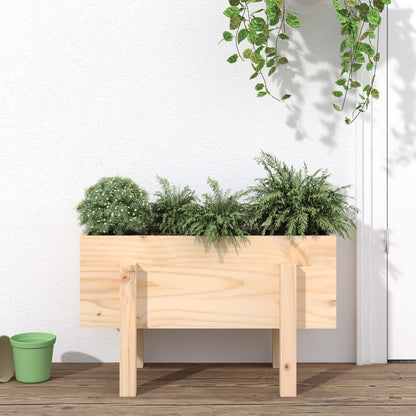 Hochbeet 101X30X38 Cm Massivholz Douglasie