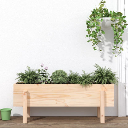 Hochbeet 101X30X38 Cm Massivholz Douglasie