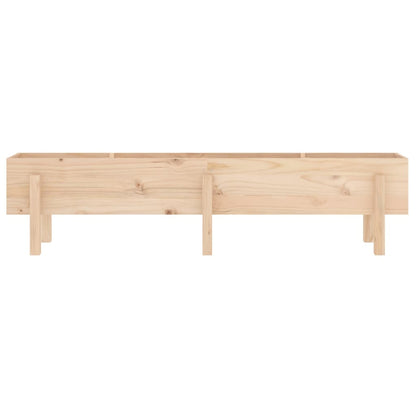 Hochbeet 160X30X38 Cm Massivholz Kiefer