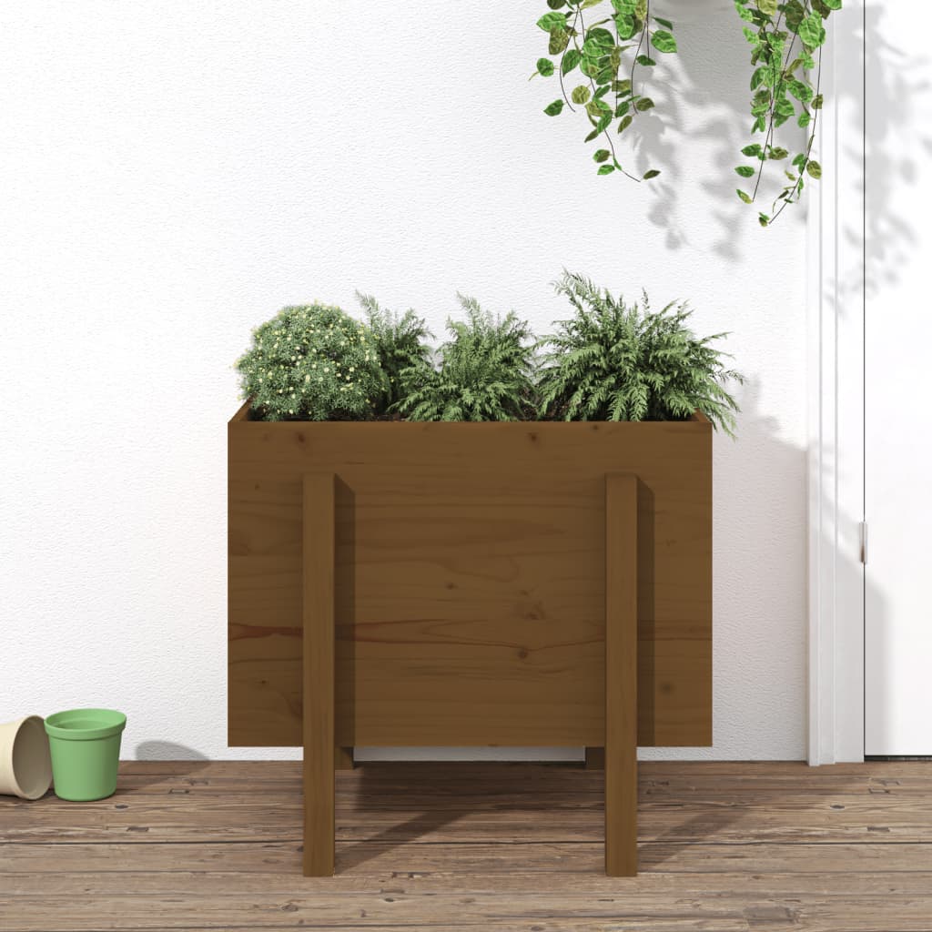 Hochbeet 101X30X38 Cm Massivholz Douglasie