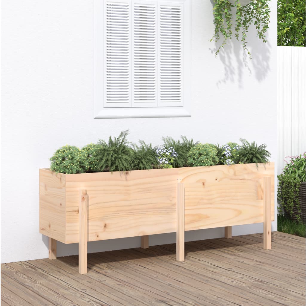 Hochbeet 101X30X38 Cm Massivholz Douglasie