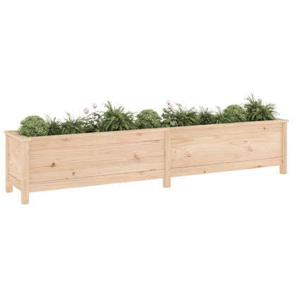 Hochbeet 199,5X40X39 Cm Massivholz Kiefer