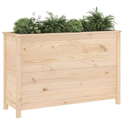 Hochbeet 119,5X40X78 Cm Massivholz Kiefer