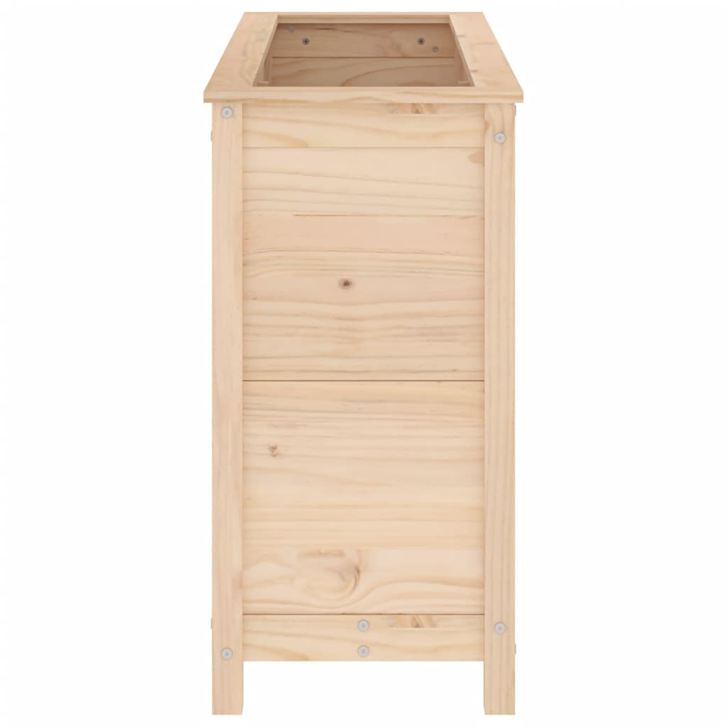 Hochbeet 119,5X40X78 Cm Massivholz Kiefer