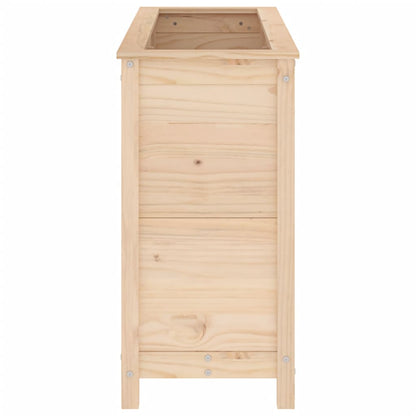 Hochbeet 119,5X40X78 Cm Massivholz Kiefer