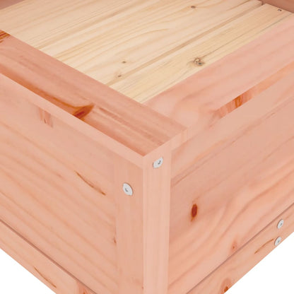 Pflanzkübel 82,5X82,5X39 Cm Massivholz Douglasie