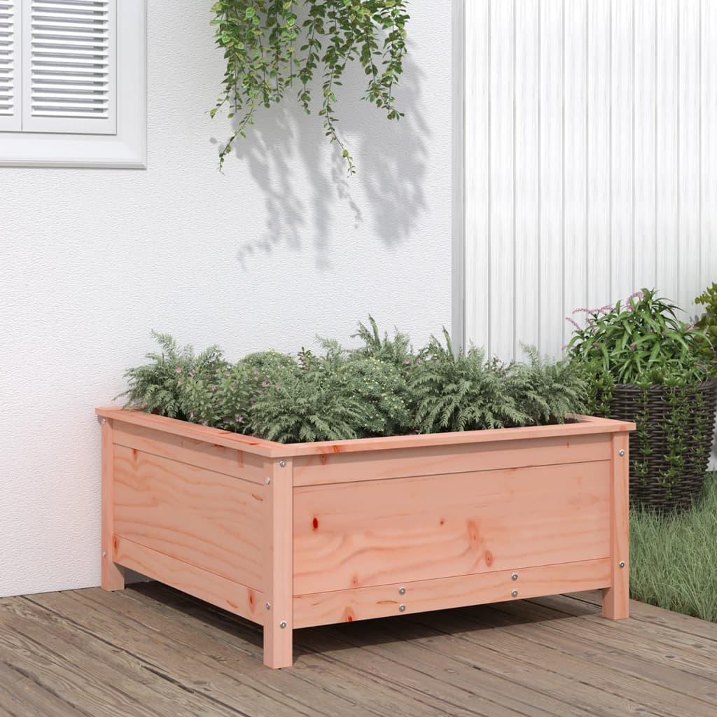 Pflanzkübel 82,5X82,5X39 Cm Massivholz Douglasie