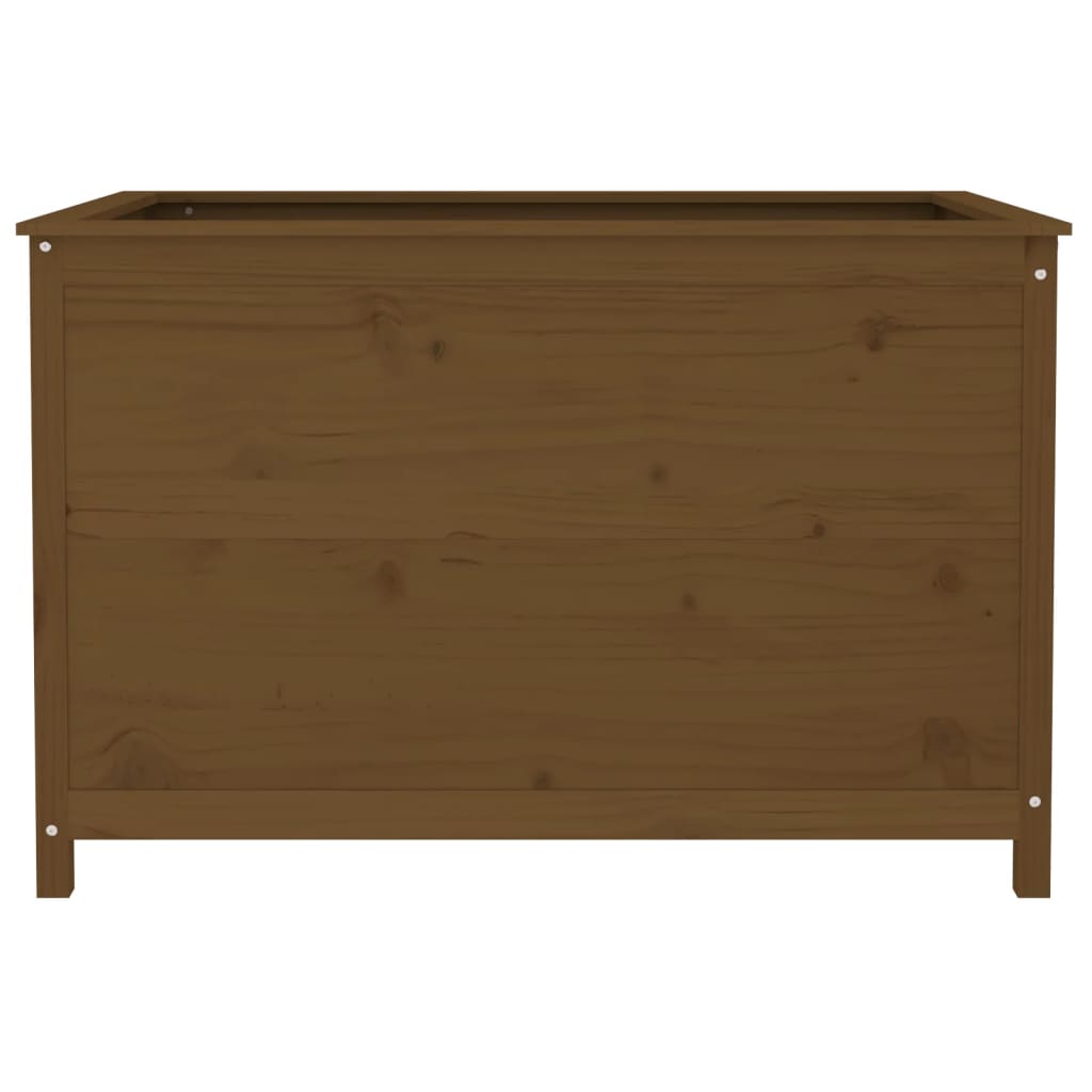 Hochbeet Honigbraun 119,5X82,5X78 Cm Massivholz Kiefer