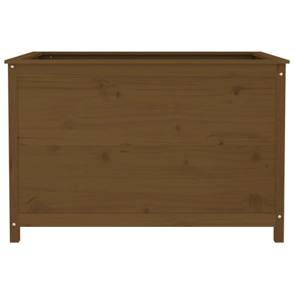 Hochbeet Honigbraun 119,5X82,5X78 Cm Massivholz Kiefer