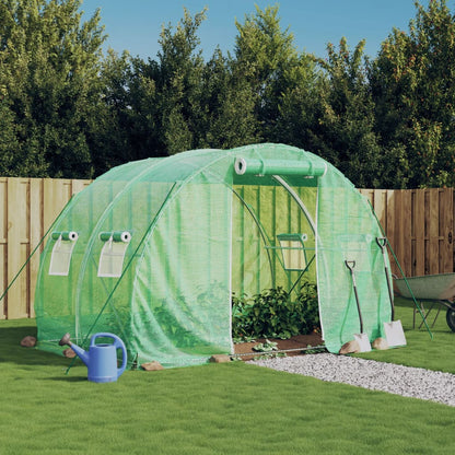 Gewächshaus Mit Stahlrahmen 42 M² 14X3X2 M