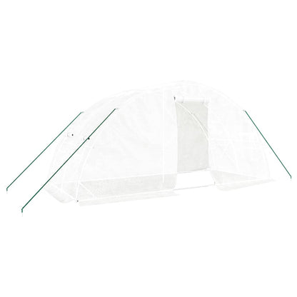Gewächshaus Mit Stahlrahmen 10 M² 5X2X2,3 M