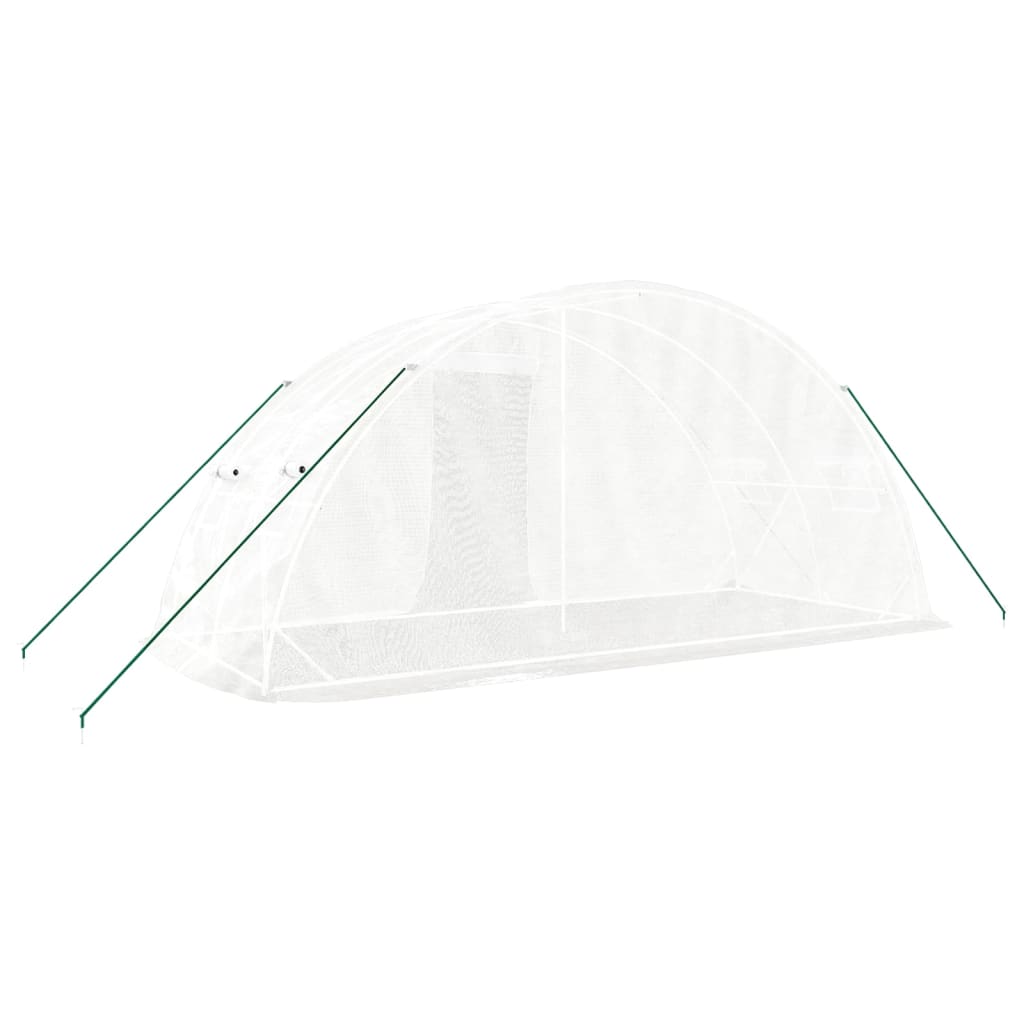 Gewächshaus Mit Stahlrahmen 10 M² 5X2X2,3 M