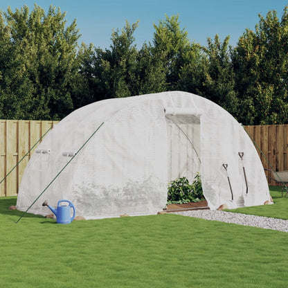Gewächshaus Mit Stahlrahmen 10 M² 5X2X2,3 M