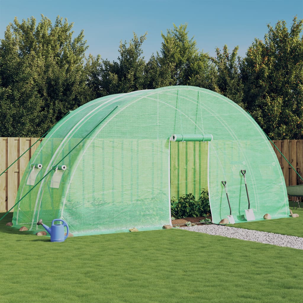 Gewächshaus Mit Stahlrahmen 12 M² 6X2X2,85 M