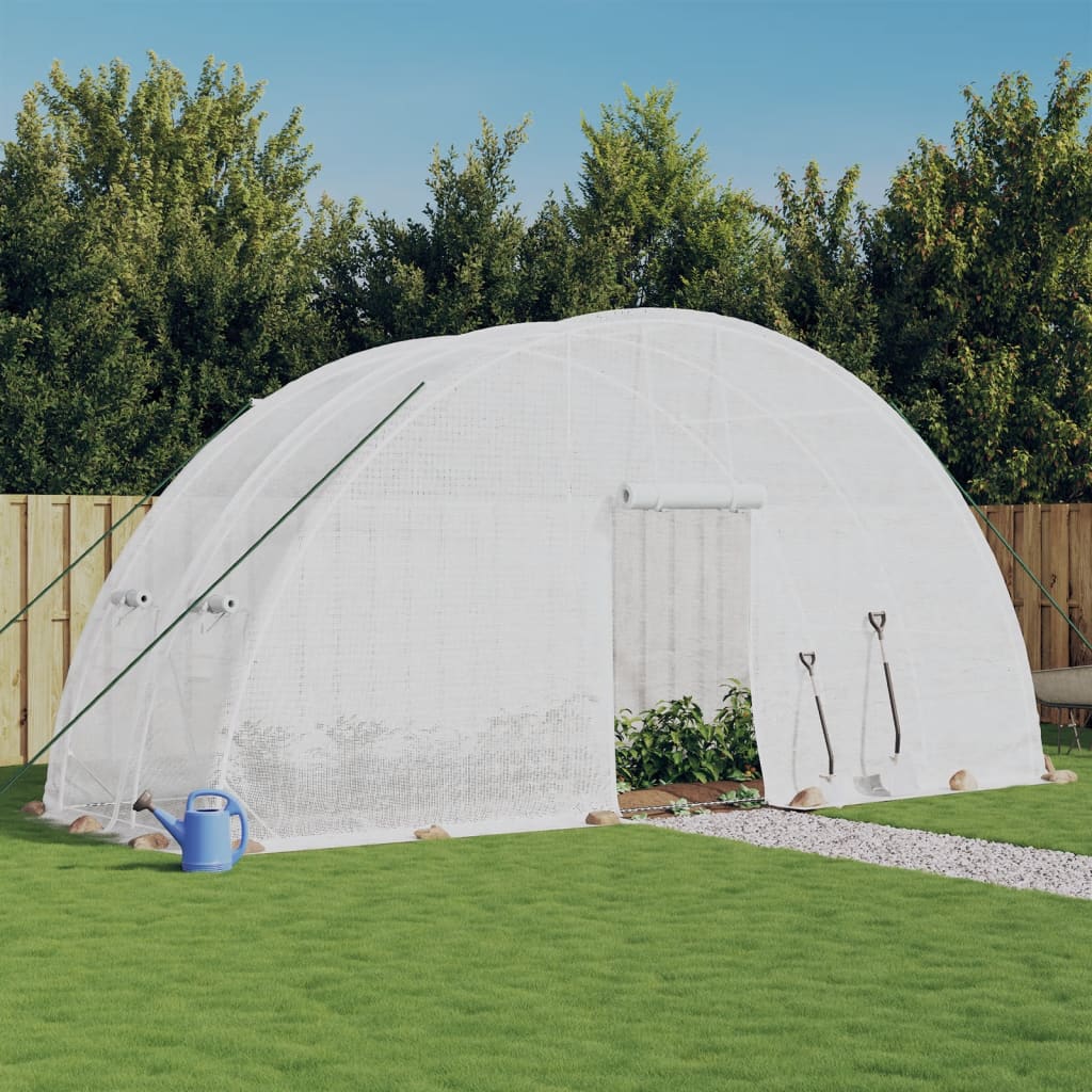 Gewächshaus Mit Stahlrahmen 12 M² 6X2X2,85 M