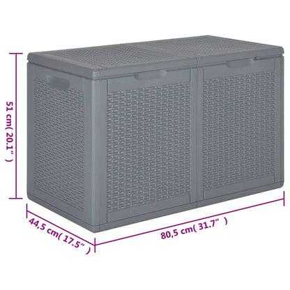 Gartenbox Pp Rattan 180 L