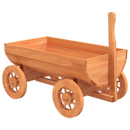 Deko-Wagen 70X43X54 Cm Massivholz Tanne Braun