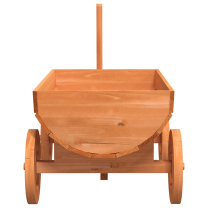 Deko-Wagen 70X43X54 Cm Massivholz Tanne Braun