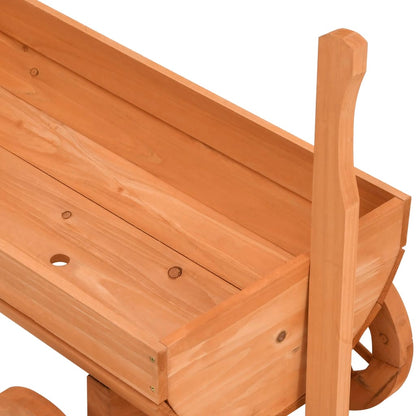 Deko-Wagen 70X43X54 Cm Massivholz Tanne Braun