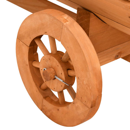 Deko-Wagen 70X43X54 Cm Massivholz Tanne Braun
