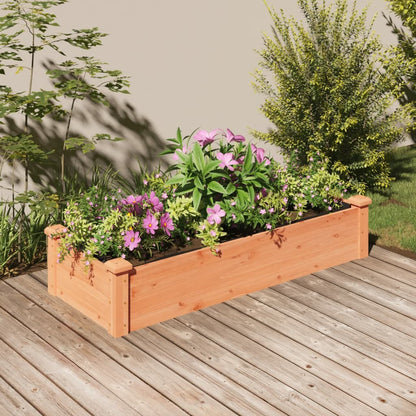 Hochbeet Mit Einsatz 240X120X25 Cm Massivholz Tanne