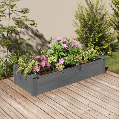 Hochbeet Mit Einsatz 240X120X25 Cm Massivholz Tanne