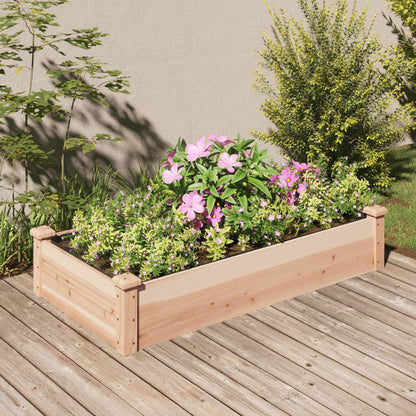 Hochbeet Mit Einsatz 240X120X25 Cm Massivholz Tanne