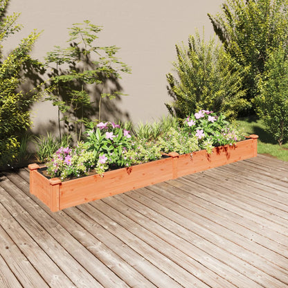 Hochbeet Mit Einsatz 240X120X25 Cm Massivholz Tanne
