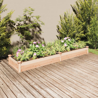 Hochbeet Mit Einsatz 240X120X25 Cm Massivholz Tanne