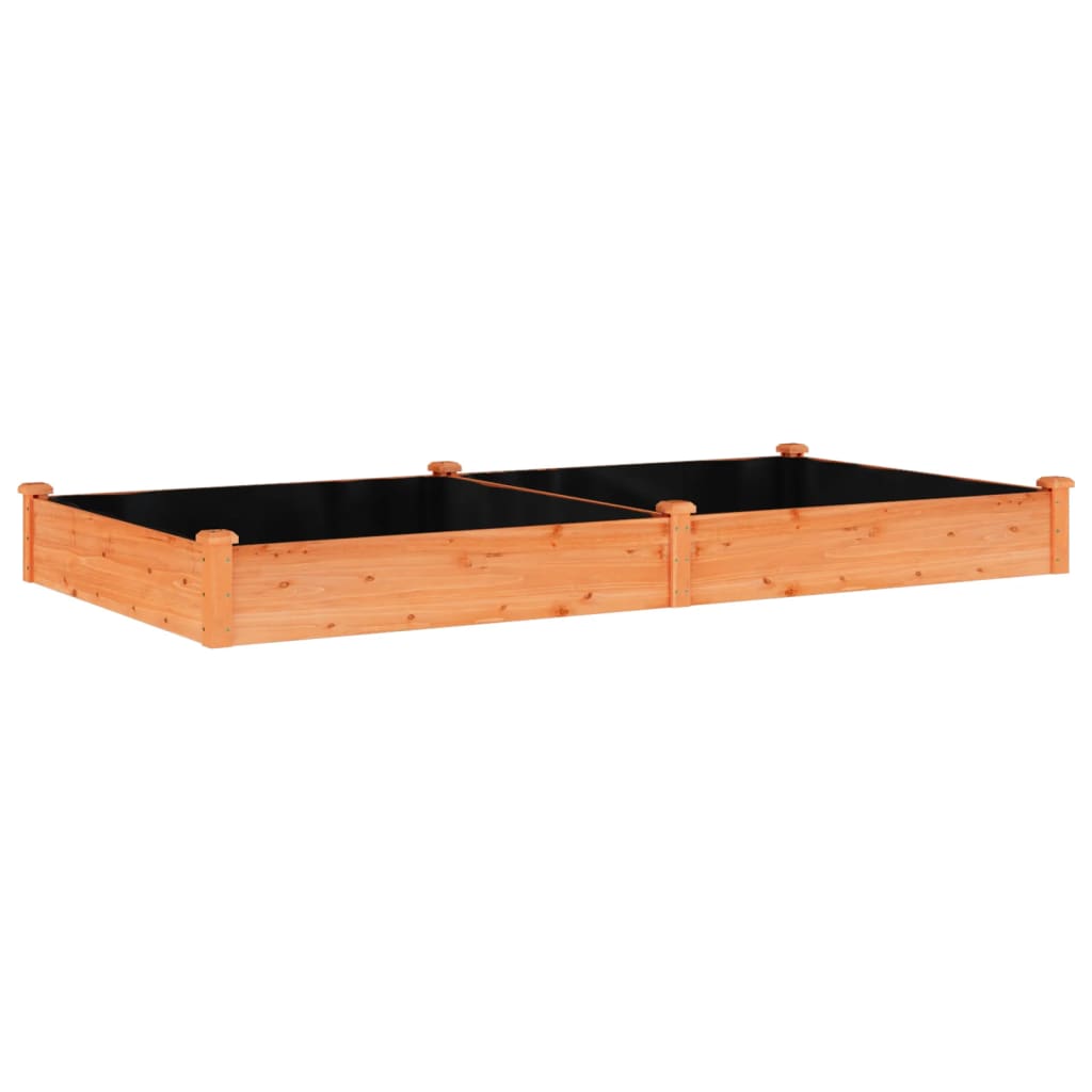 Hochbeet Mit Einsatz 240X120X25 Cm Massivholz Tanne