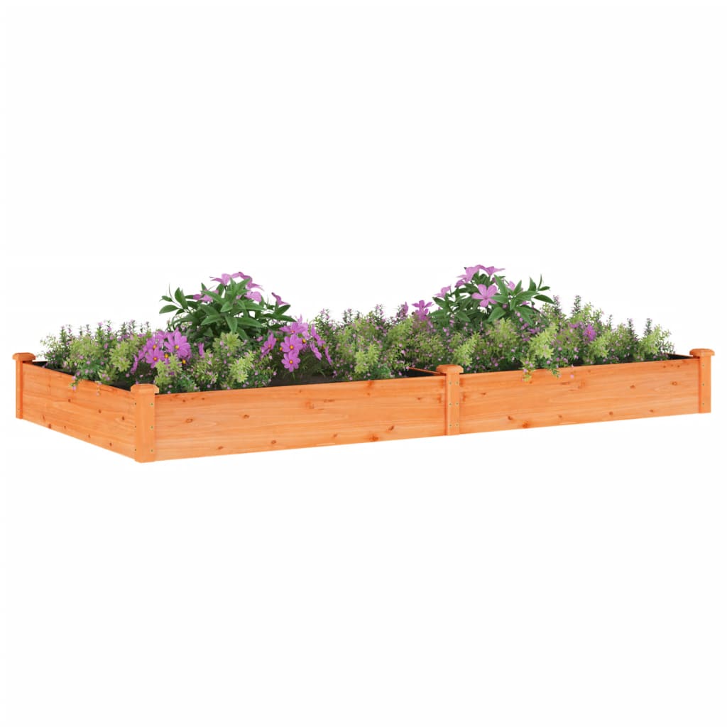 Hochbeet Mit Einsatz 240X120X25 Cm Massivholz Tanne