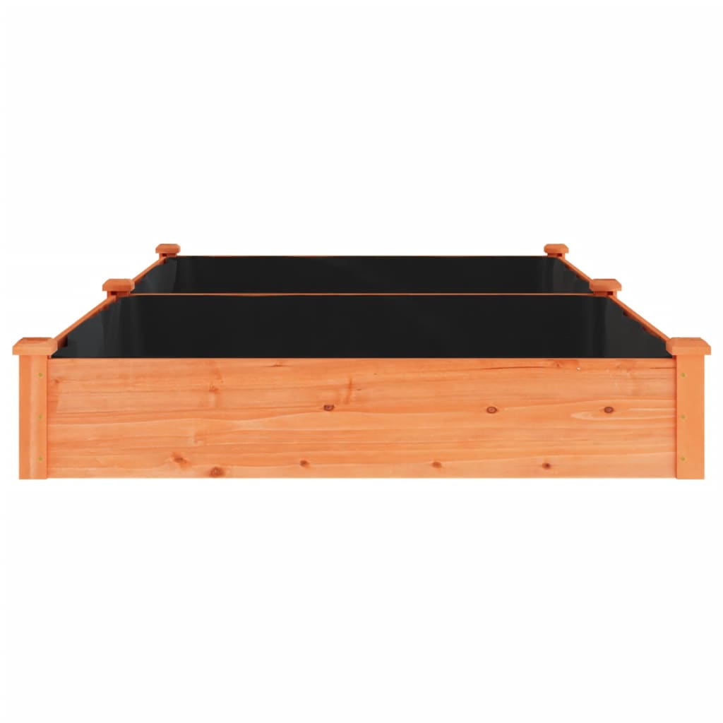 Hochbeet Mit Einsatz 240X120X25 Cm Massivholz Tanne