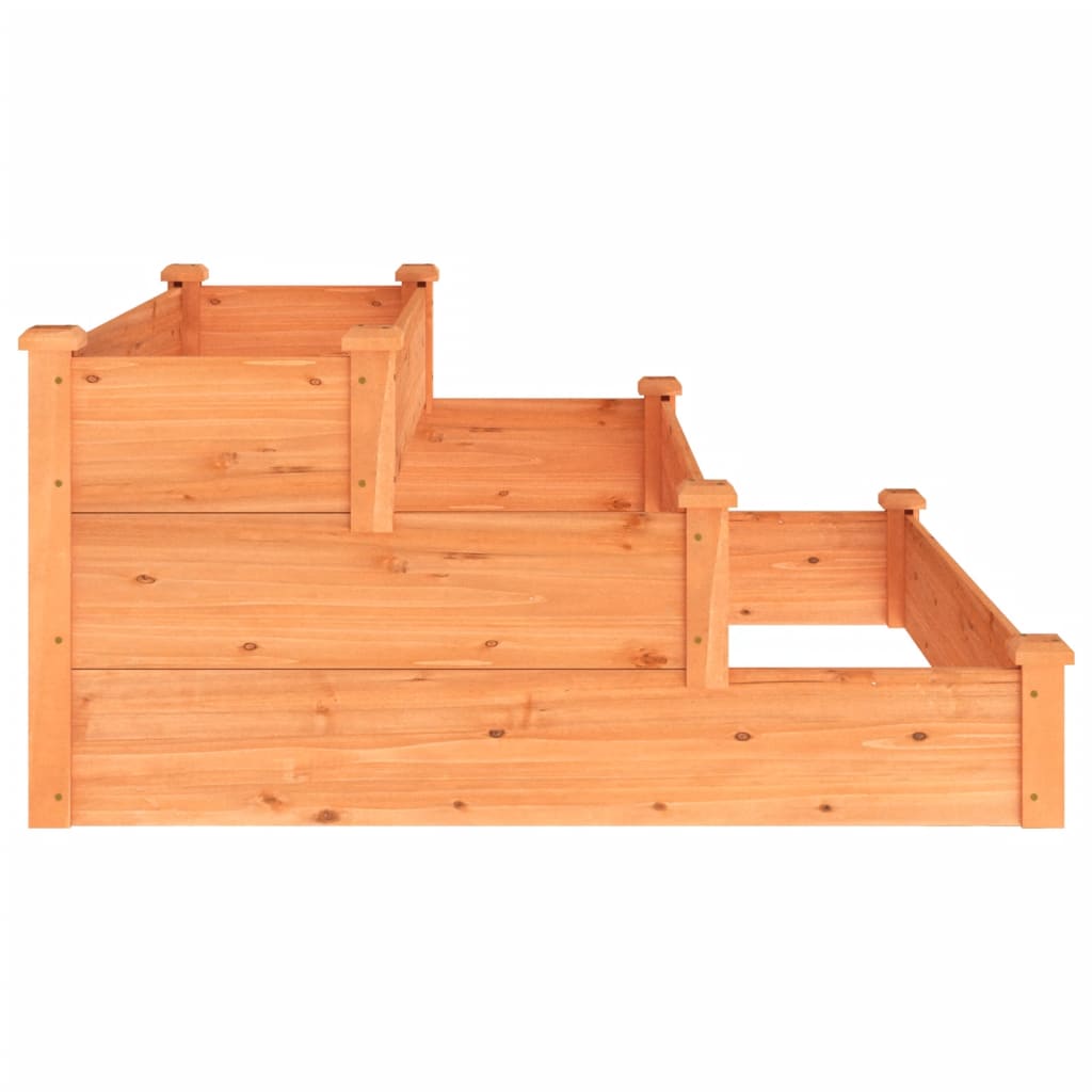 Hochbeet 120X120X56 Cm Massivholz Tanne