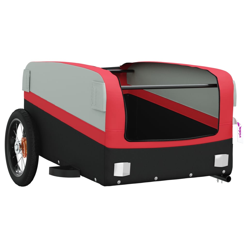 Fahrradanhänger Schwarz Und 30 Kg Eisen