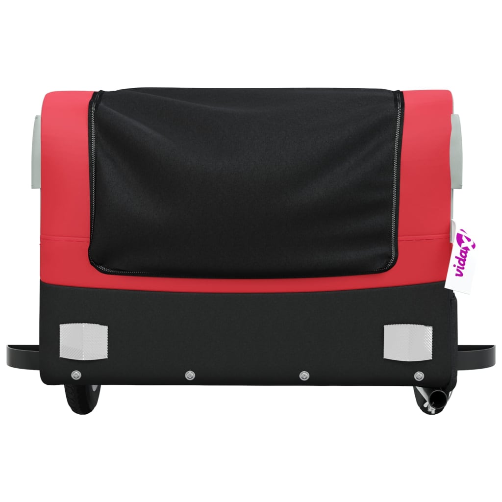 Fahrradanhänger Schwarz Und 30 Kg Eisen