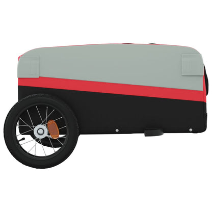 Fahrradanhänger Schwarz Und 30 Kg Eisen