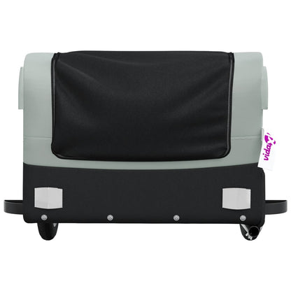 Fahrradanhänger Schwarz Und 30 Kg Eisen