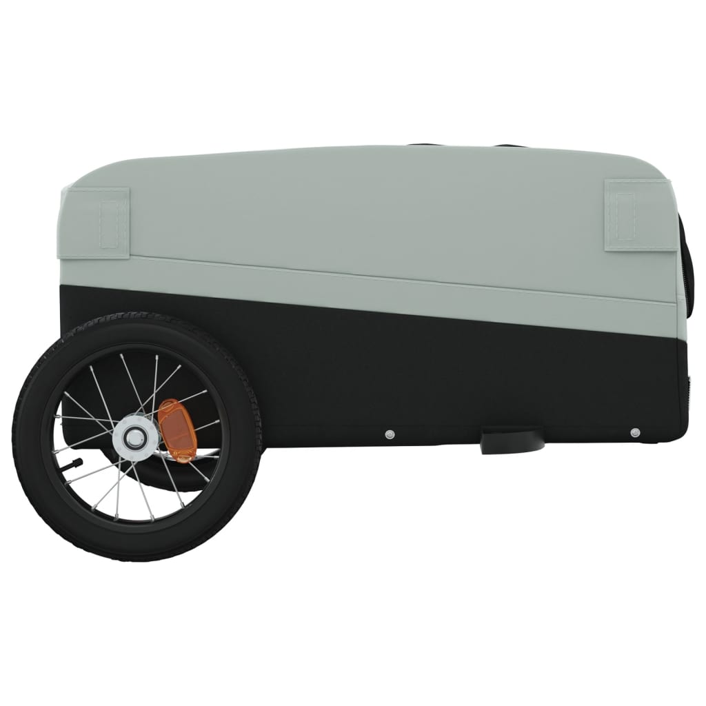 Fahrradanhänger Schwarz Und 30 Kg Eisen