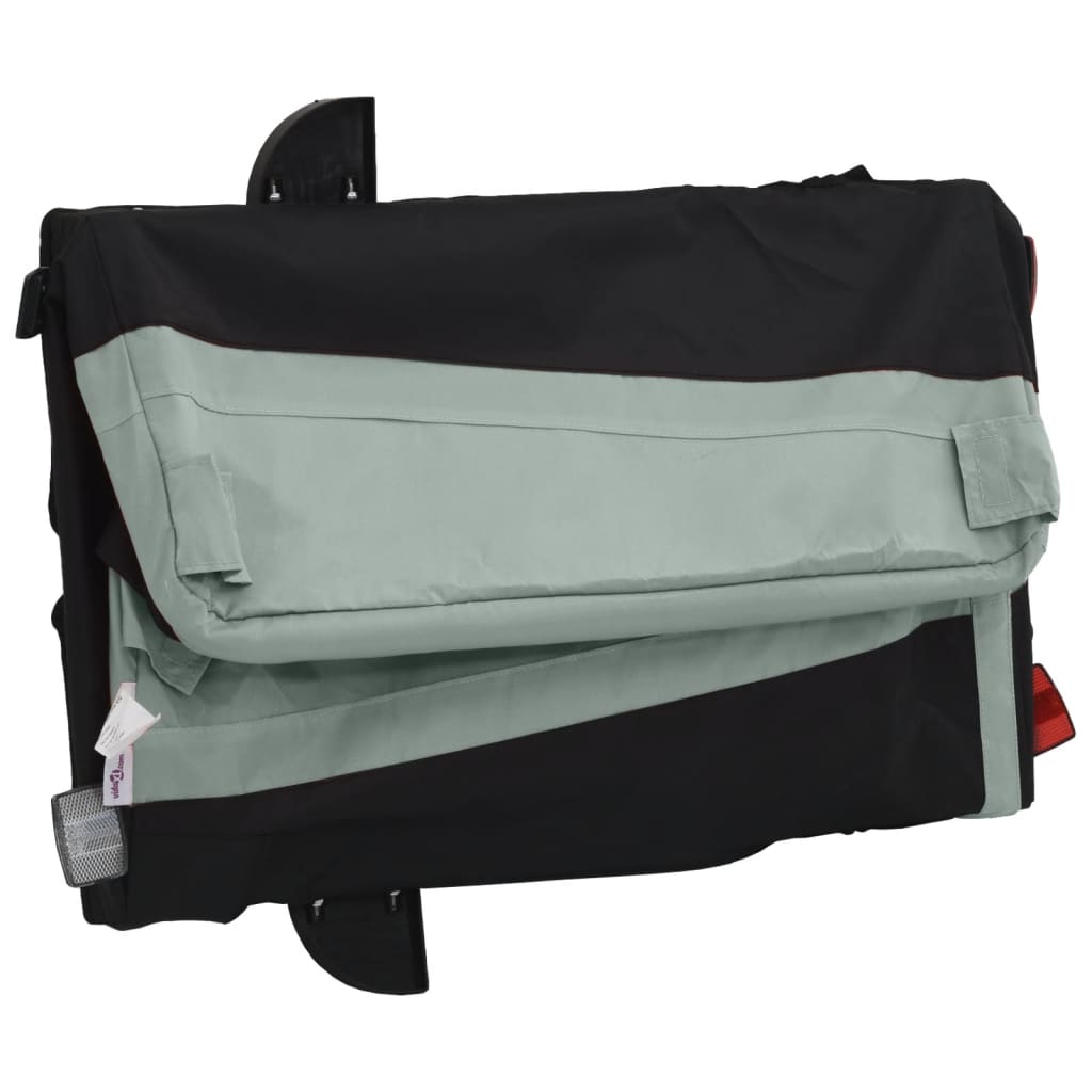 Fahrradanhänger Schwarz Und 30 Kg Eisen
