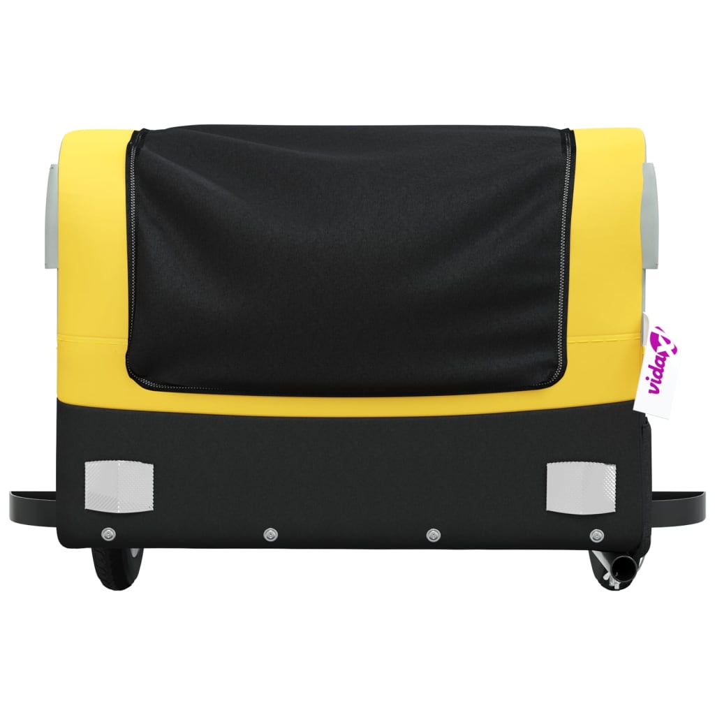 Fahrradanhänger Schwarz Und 30 Kg Eisen