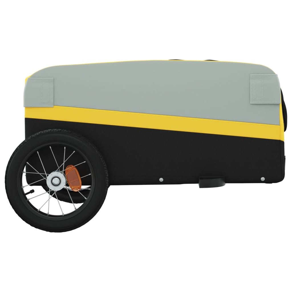 Fahrradanhänger Schwarz Und 30 Kg Eisen