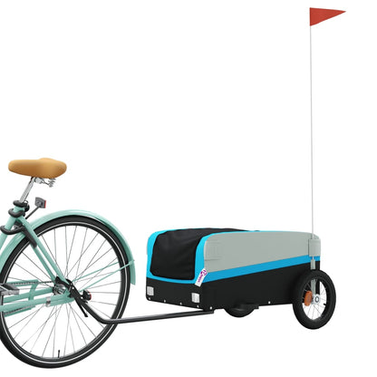 Fahrradanhänger Schwarz Und 30 Kg Eisen