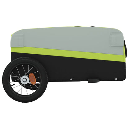 Fahrradanhänger Schwarz Und 30 Kg Eisen