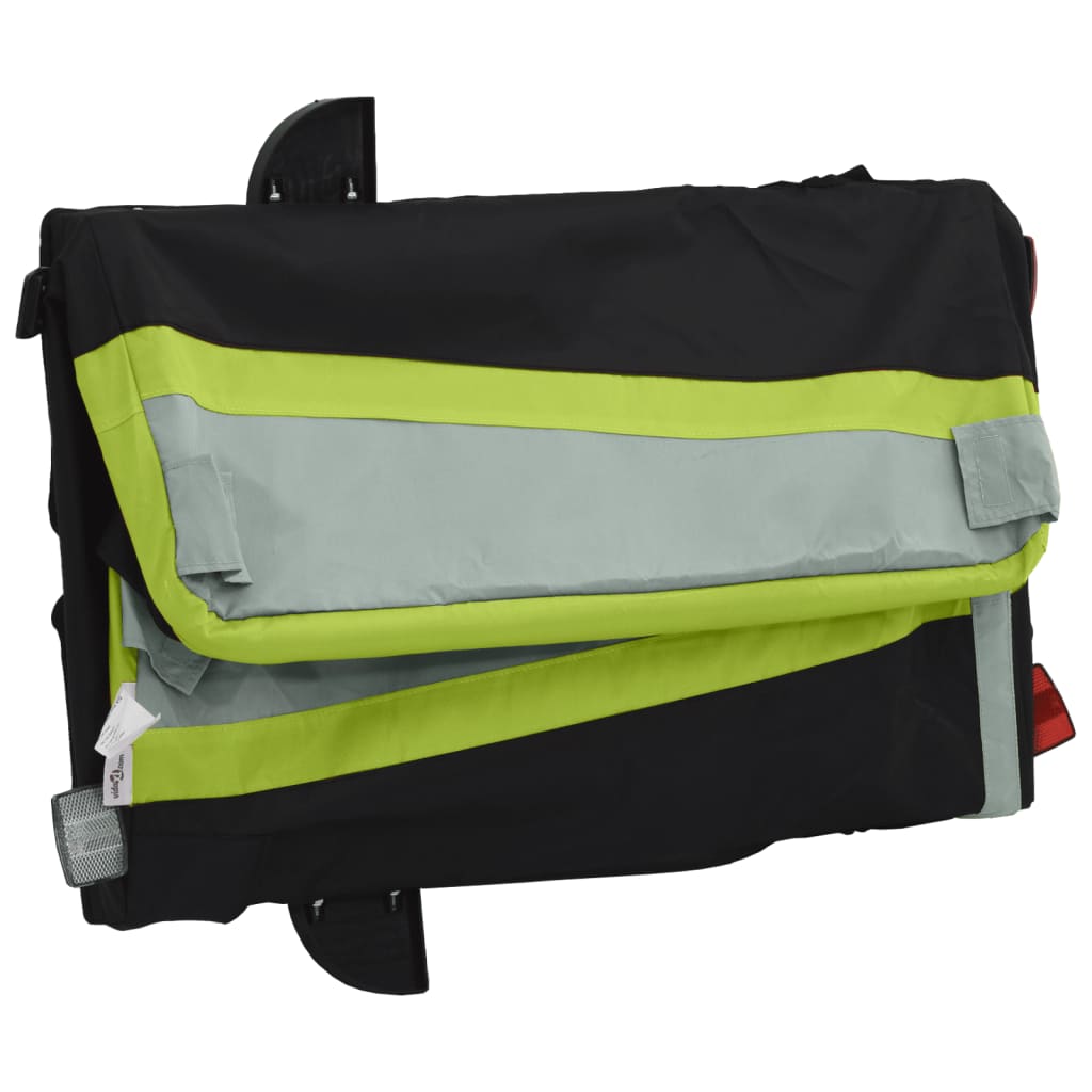 Fahrradanhänger Schwarz Und 30 Kg Eisen