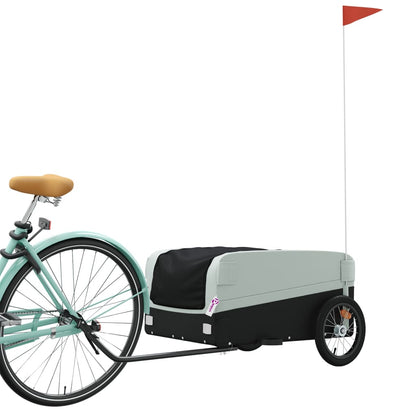 Fahrradanhänger Schwarz Und 45 Kg Eisen