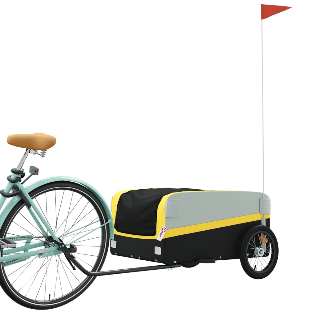 Fahrradanhänger Schwarz Und 45 Kg Eisen