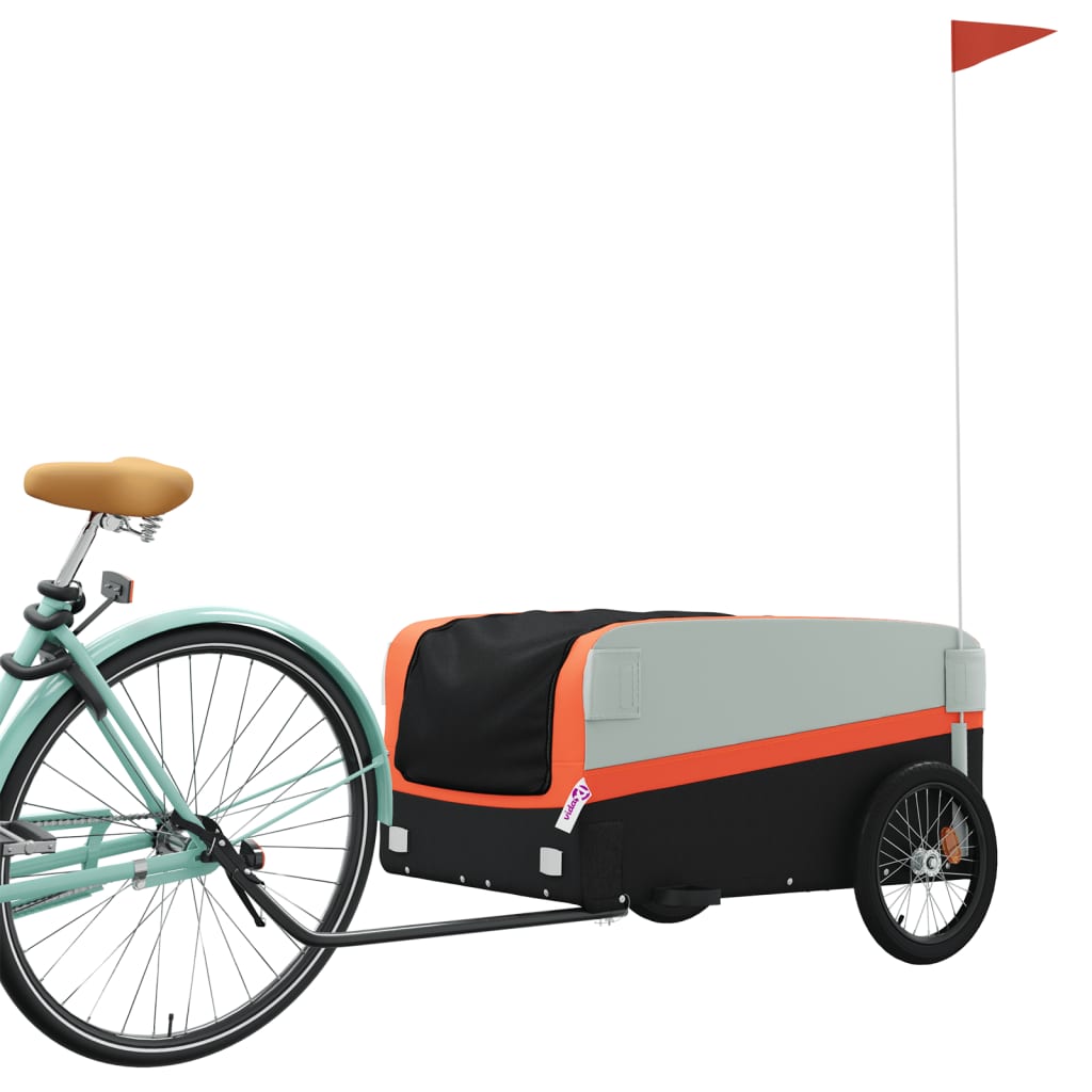 Fahrradanhänger Schwarz Und 45 Kg Eisen