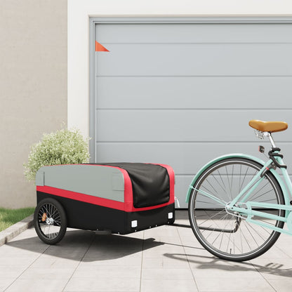 Fahrradanhänger Schwarz Und 45 Kg Eisen
