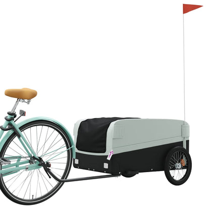 Fahrradanhänger Schwarz Und 45 Kg Eisen