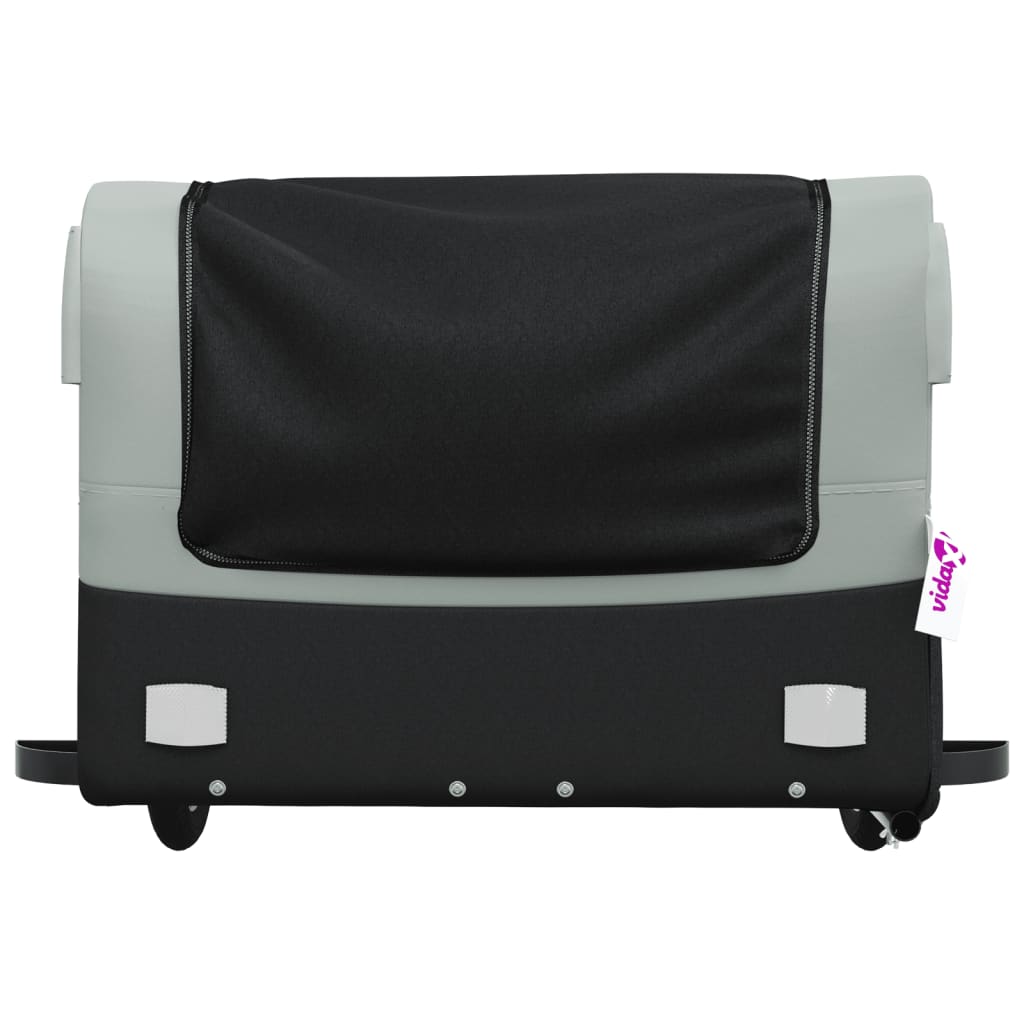Fahrradanhänger Schwarz Und 45 Kg Eisen